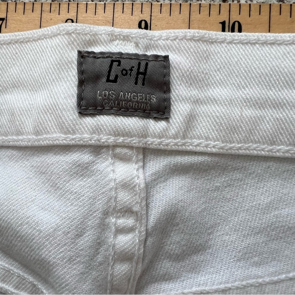 Citizens Of Humanity Ava Straight Leg White Denim Jeans- Waist 28" - Picture 9 of 12